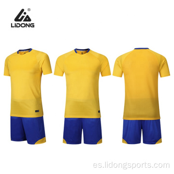 Promoción de entrenamiento de fútbol Suits de fútbol camisa de fútbol